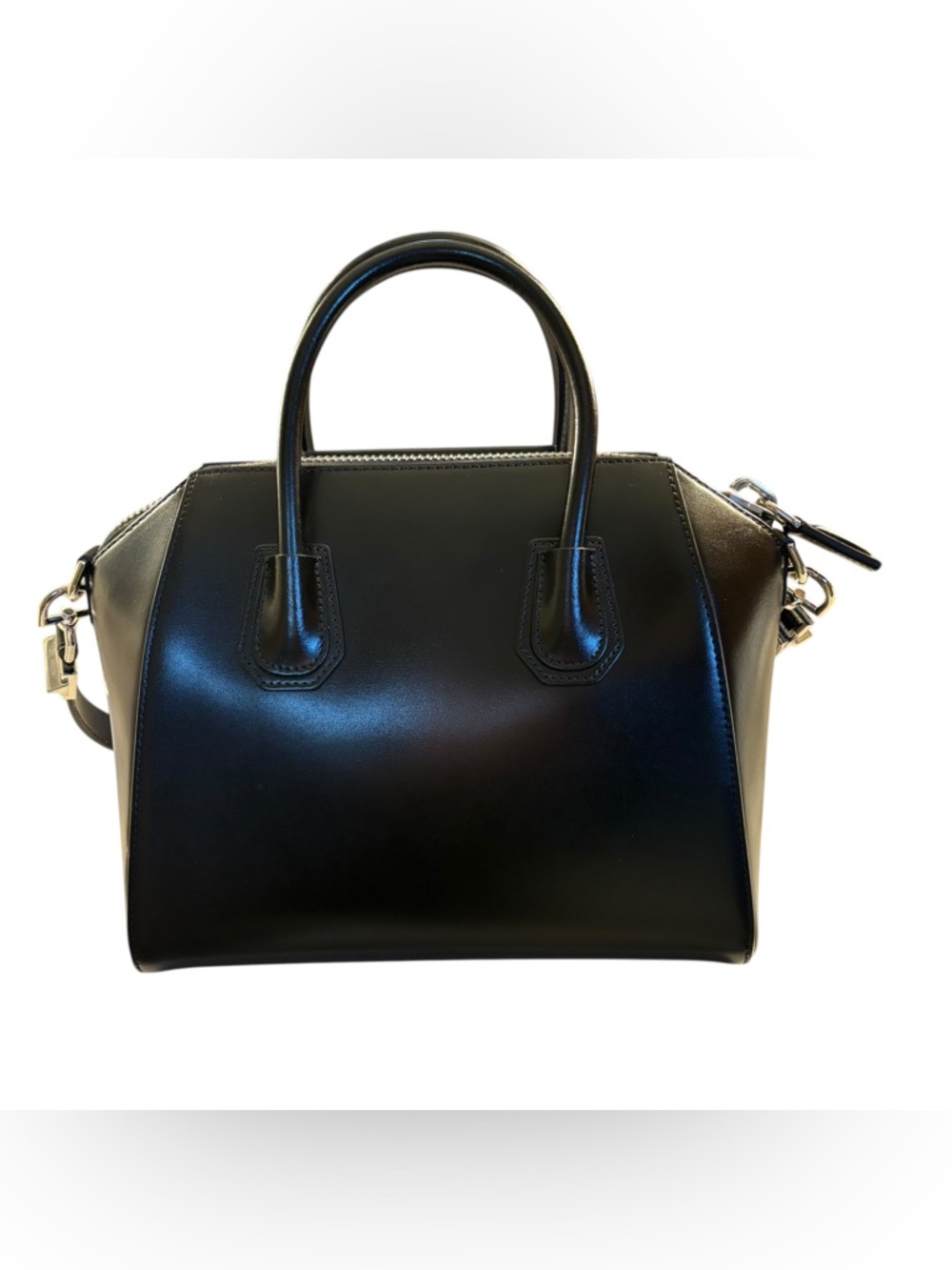 Givenchy Antigona Small Black Calfskin Satchel Shoulder Bag - Picture 2 of 16